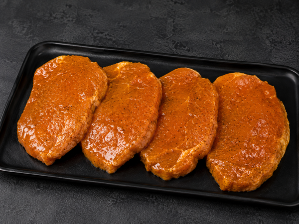 Varkens Filetlapjes gemarineerd 4 stuks