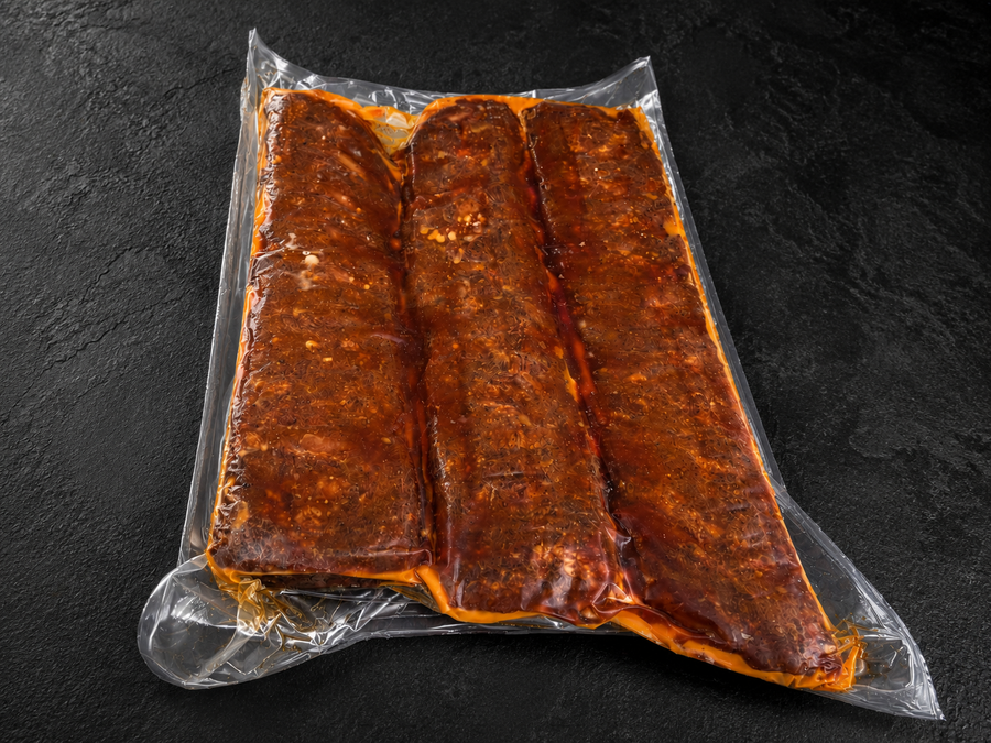 Varkens Spareribs Indisch gegaard 3 stuks